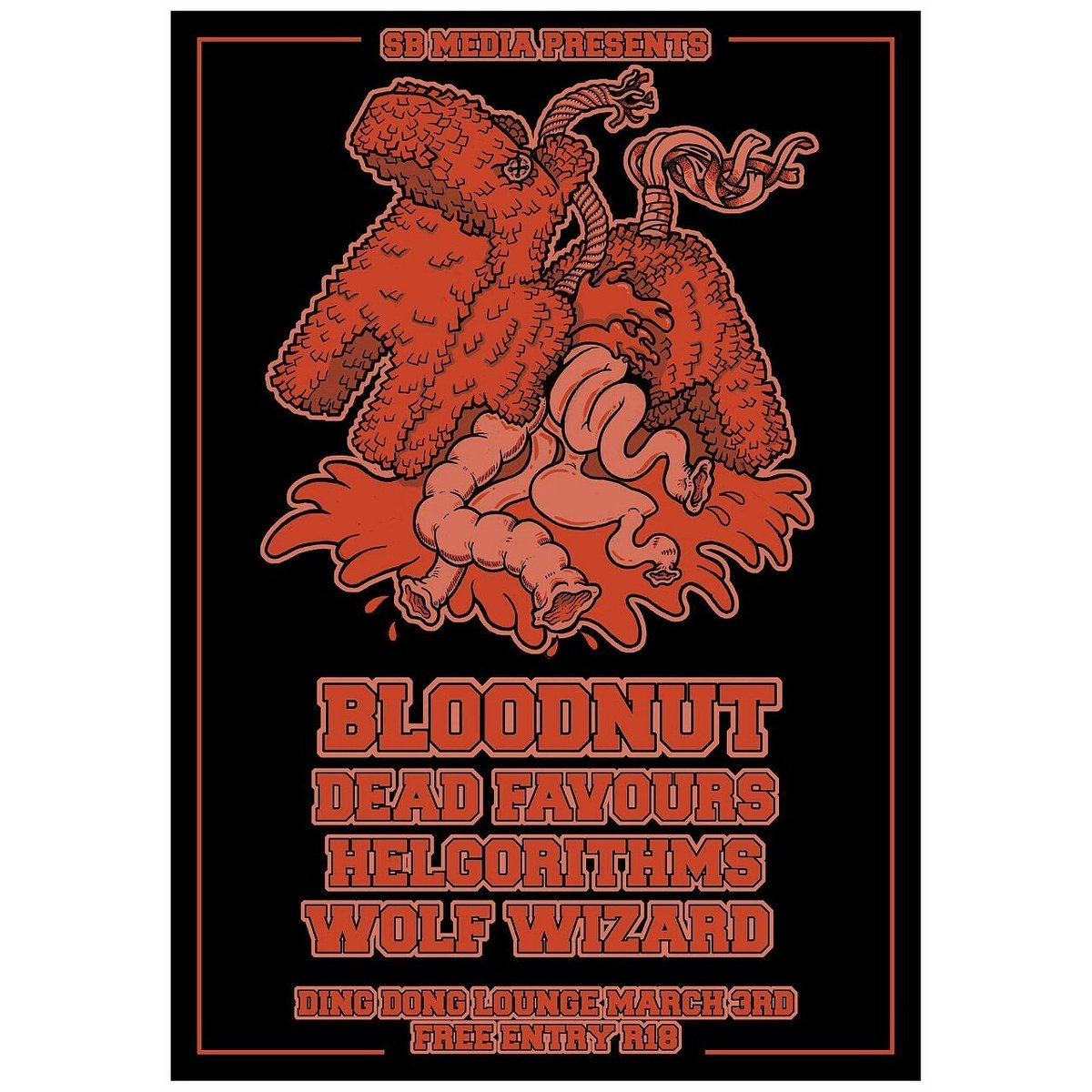 BloodnutBand's tweet photo. In two-ish weeks this happens! #deadfavours #wolfwizard #helgorithms #bloodnut #livemusic #stonerrock #sludge #doompunk #doom #stonersludge https://t.co/4RSvHt0Dv1