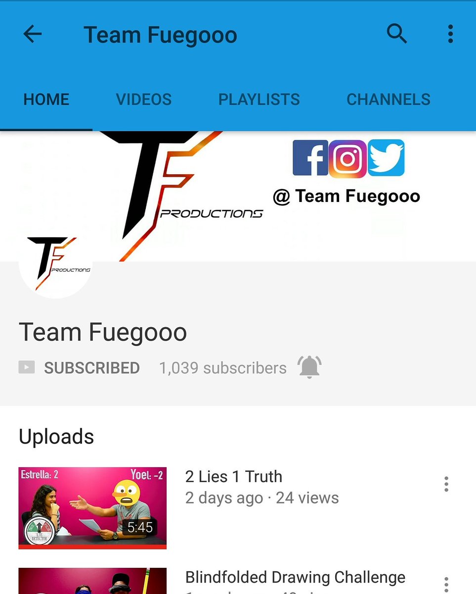 TeamFuegooo's tweet photo. Go subscribe the link is in our bio! We work hard so you guys get a new video every Friday! Go leave a thumbs up on our latest! #TFP https://t.co/jjAK3NdYQL
