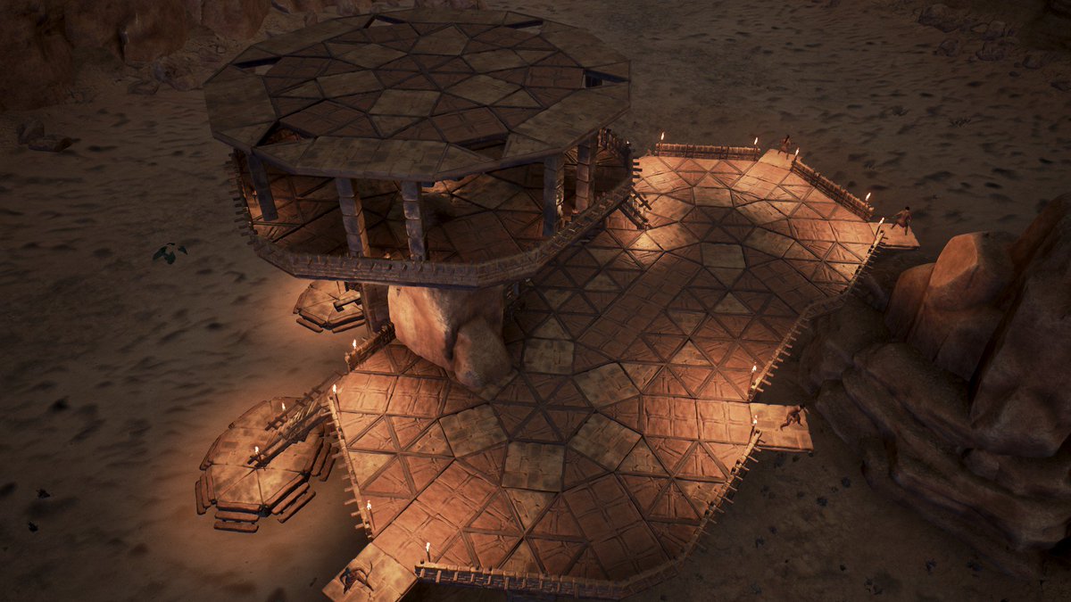 Omiiverse's tweet photo. Finally finished upgrading my clan's mining out post. More screenshots at https://t.co/h627wmKteX https://t.co/9cBexQZHB2