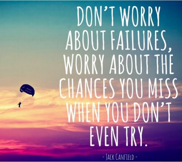 Don’t be afraid of failures #MondayMotivation #MixedMe