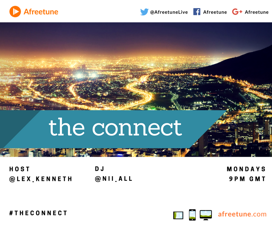 afreetunelive's tweet photo. Tonight on https://t.co/EcTthvpEWx

9PM

#TheConnect with @lex_kenneth &amp; @nii_all https://t.co/jpkNXKsppv https://t.co/4tV8x85R3A
