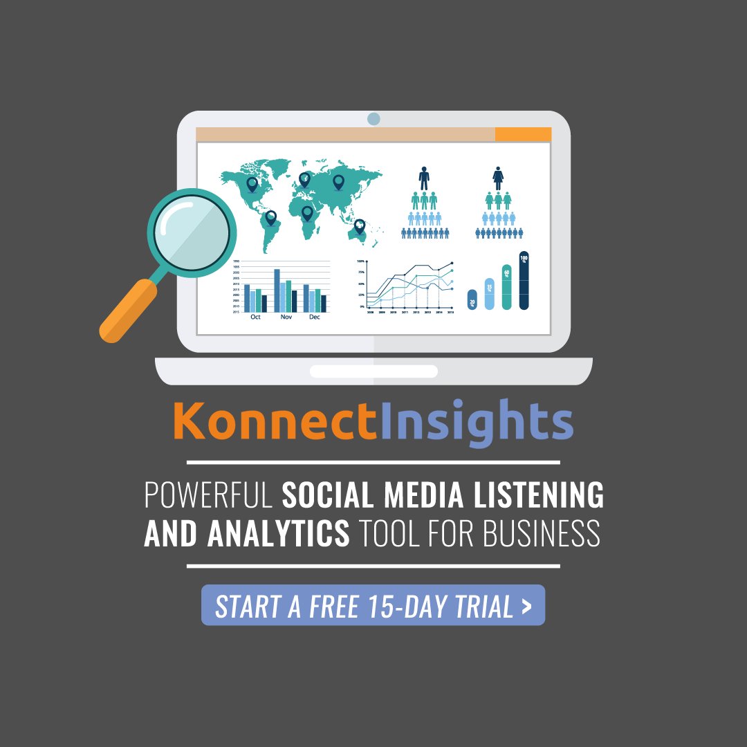 KonnectInsights's tweet photo. #KonnectInsights is a powerful social media tool. Try it for free: https://t.co/nQu72SX0eH #Analytics #Tool #SocialMedia https://t.co/QEjnSp8fPd