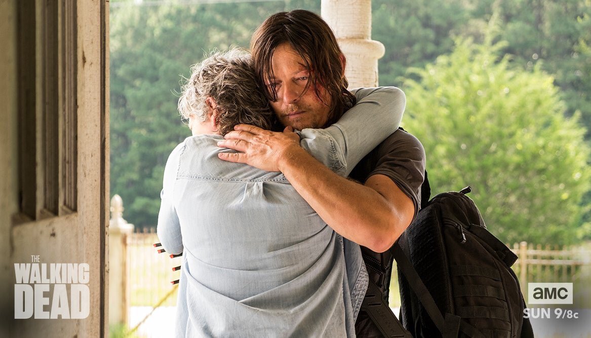 They always find a way back to each other. #TheWalkingDead #DarylDixon #CarolPeletier #DarylAndCarol #CarylReunion