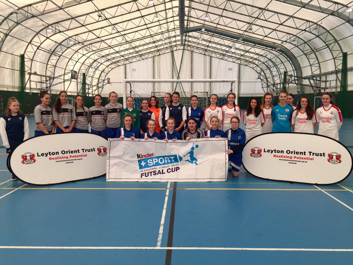 Thank you <a href="/lotrust/">Leyton Orient Trust</a> for hosting the @KinderSportUK Futsal Cup Regional round! ⚽