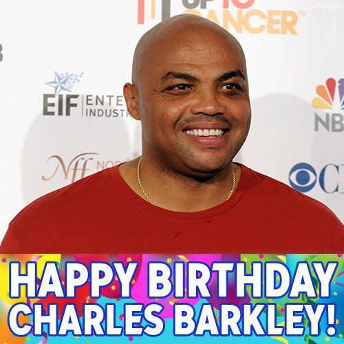 Happy 54th Birthday to basketball legend Charles Barkley! 