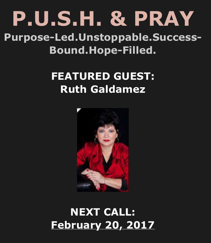 ProjectPush's tweet photo. We start in 10 min! P.U.S.H. &amp; Pray Call Details Dial-in#: (712) 832-8330 Access Code: 8026006 #ProjectPUSH https://t.co/oACuS6zPke