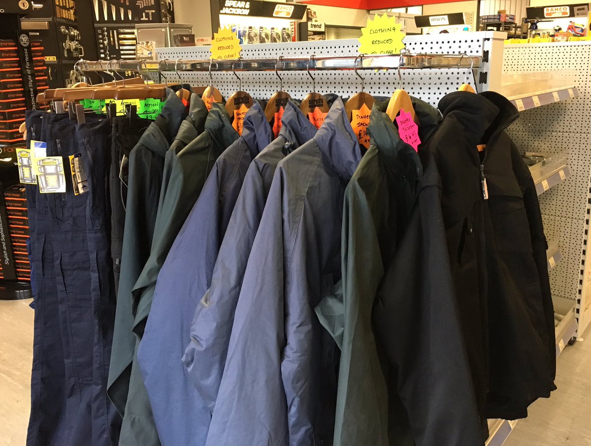 Various clothing reduced to clear