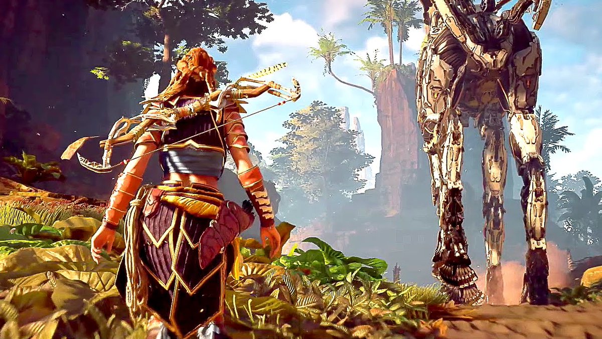 roughtext1's tweet photo. Horizon Zero Dawn is finally here and Polygon has one of the first reviews - hope it's good!  https://t.co/iJfKbYKwQv #HorizonZeroDawn https://t.co/Y6CPzHNTTt