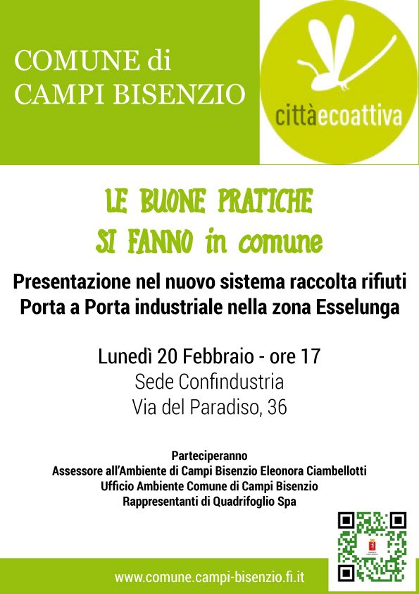 Nuovo "porta a porta" per imprese in zona Esselunga a Campi Bisenzio: alle 17 presso la sede di Confindustria prima assemblea informativa