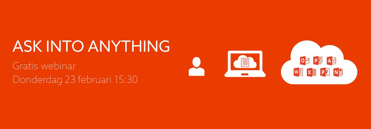 Stel al je brandende vragen over Online Werken a.s. donderdag 23 februari tijdens INTO's webinar. Meld je hier aan! bit.ly/2lcC6D7
