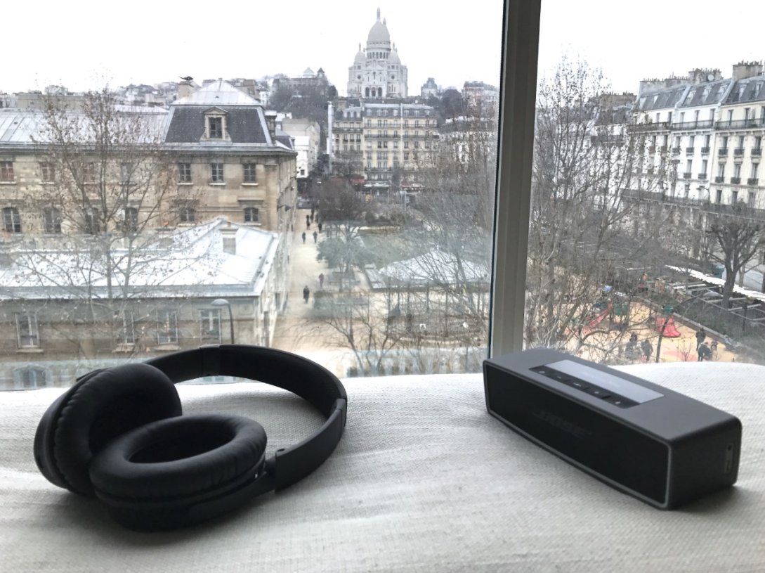 #SoundLink Mini: big in sound, small in size, perfect for travel. Image via @macgrawlove, shot in Paris