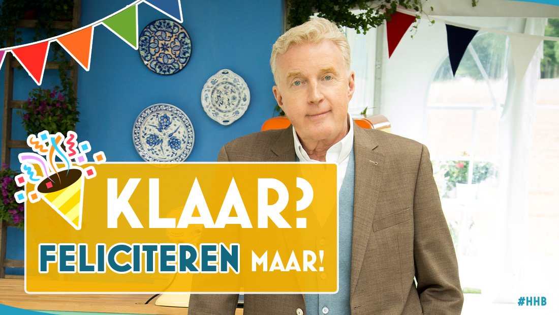 Heel Holland Bakt taart voor André, want hij is vandaag jarig!! 🎉 RT = feliciteren! 🎂 #HHB