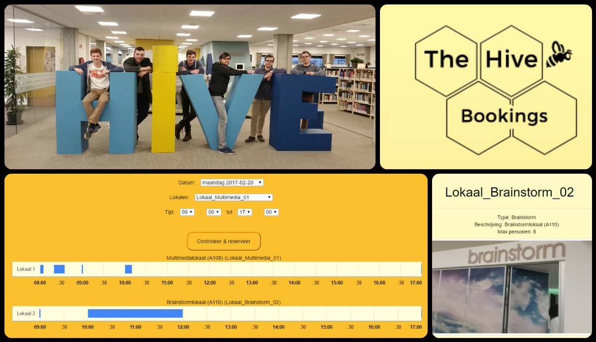 The Hive Bookings, reserveer je materiaal en lokaal <a href="/ThomasMoreBE/">Thomas More-hogeschool</a> #itfactory #webdesign #TheHive #project #HTML #PHP #Javascript
