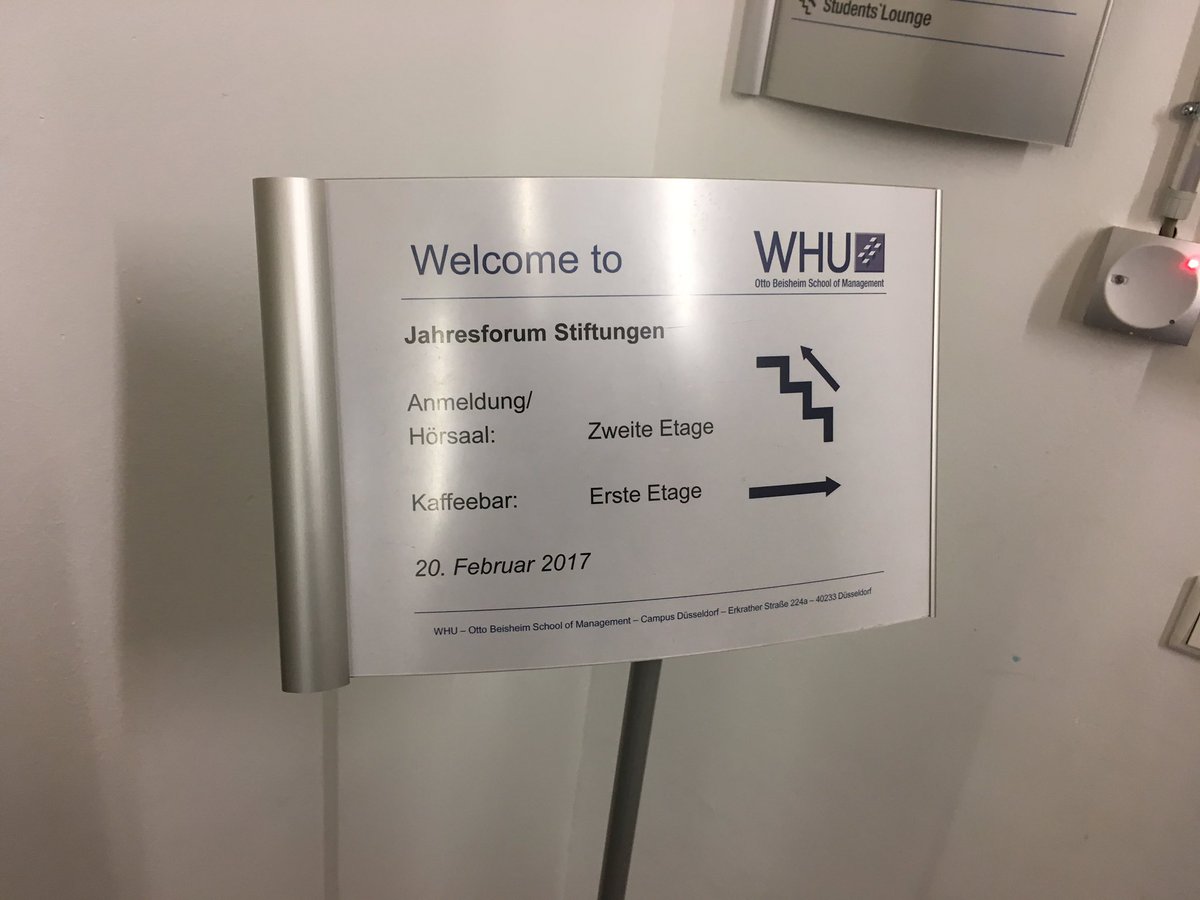 pmk997's tweet image. Jahresforum #Stiftungen zu Gast an der @WHU_edu in #Düsseldorf. #DSAAlumni @stiftungstweet #mywhu #givingback