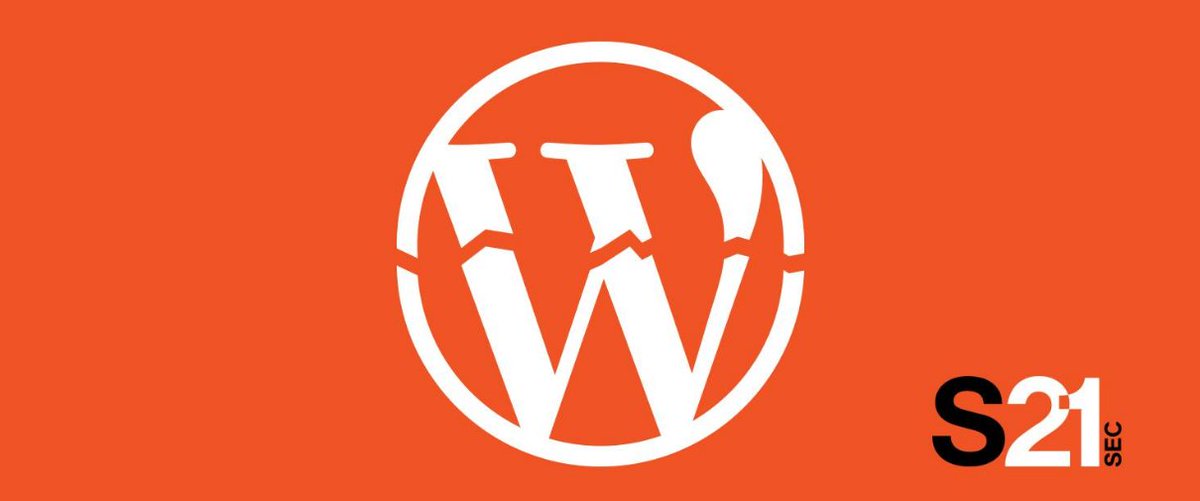 S21sec's tweet photo. Hoy en el BLOG, una serie de catastróficas desdichas siembran el pánico en la última vulnerabilidad de #WordPress https://t.co/HAkzInmWgN https://t.co/sNzVklcnlC