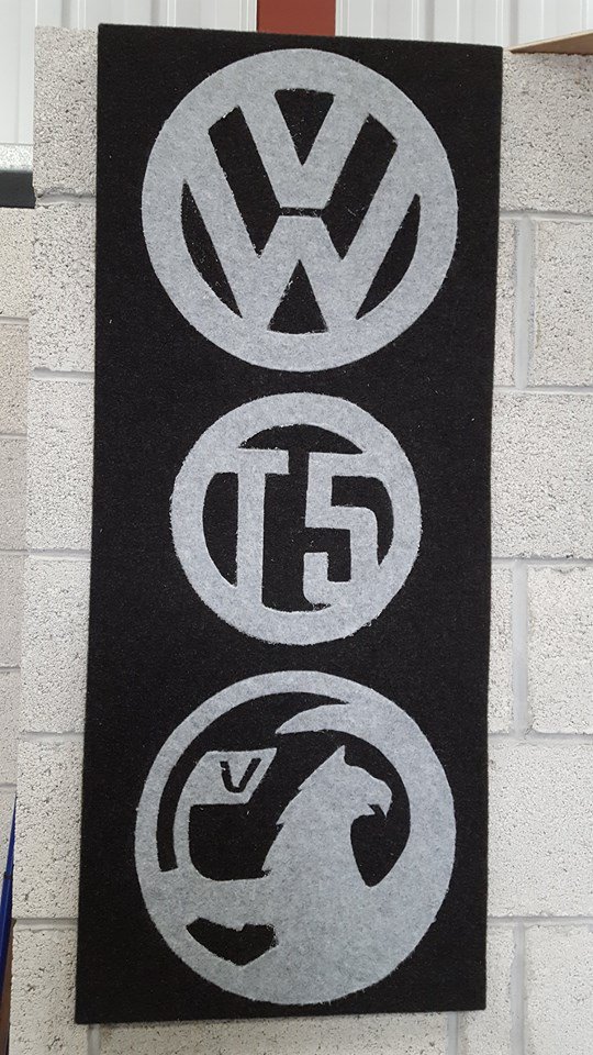ravanconversion's tweet photo. logo inlay in contrasting colour carpet. https://t.co/MUONl8ZTpW #custom #conversion #customconversion #vanlife #camperlife #campers #van https://t.co/ao5gnBEINP