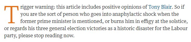 JohnRentoul's tweet photo. Good on Blair's speech by @MatthewdAncona https://t.co/AiGycjPmpA https://t.co/cmHIklVND9