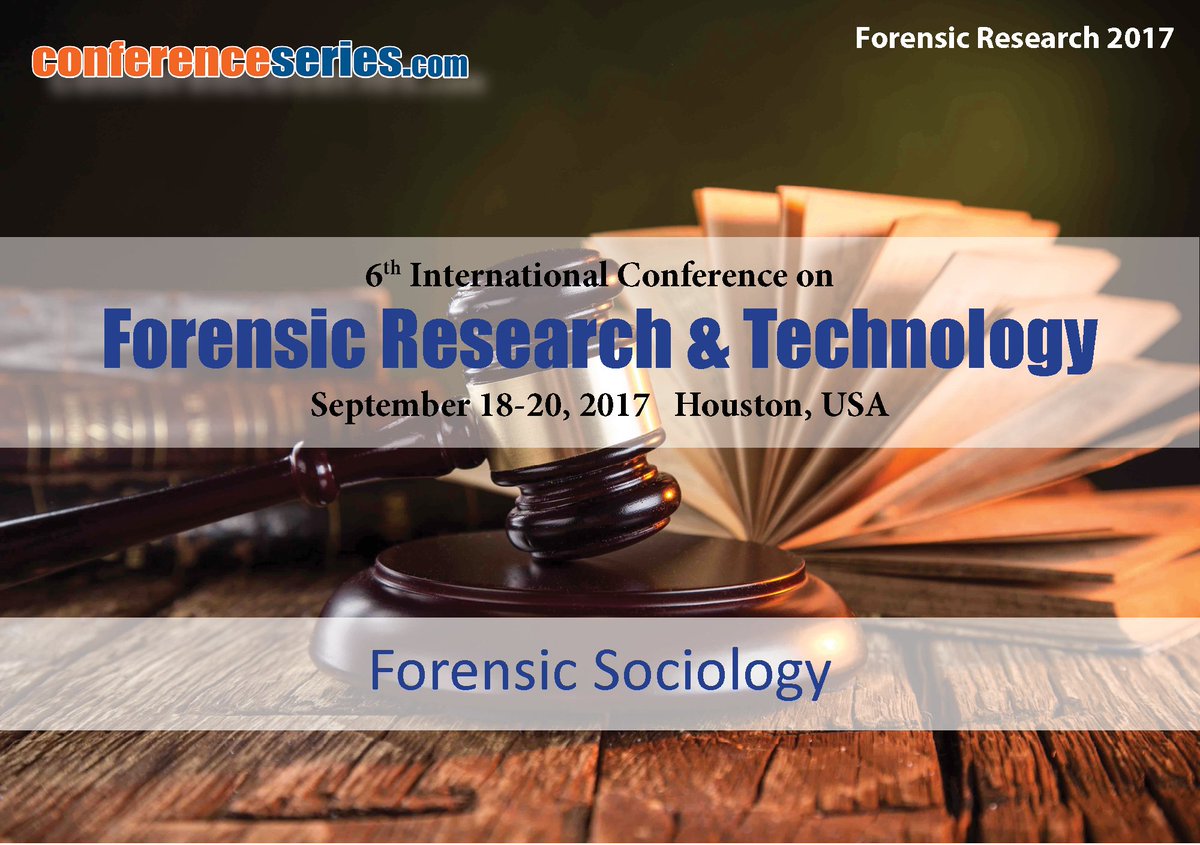 ForensResConf's tweet photo. #ForensicResearch2017 during September 18-20, 2017 #Houston, USA
#ForensicSociology. Please visit: https://t.co/0kTNCq1weN https://t.co/jVZ3NbPoUI