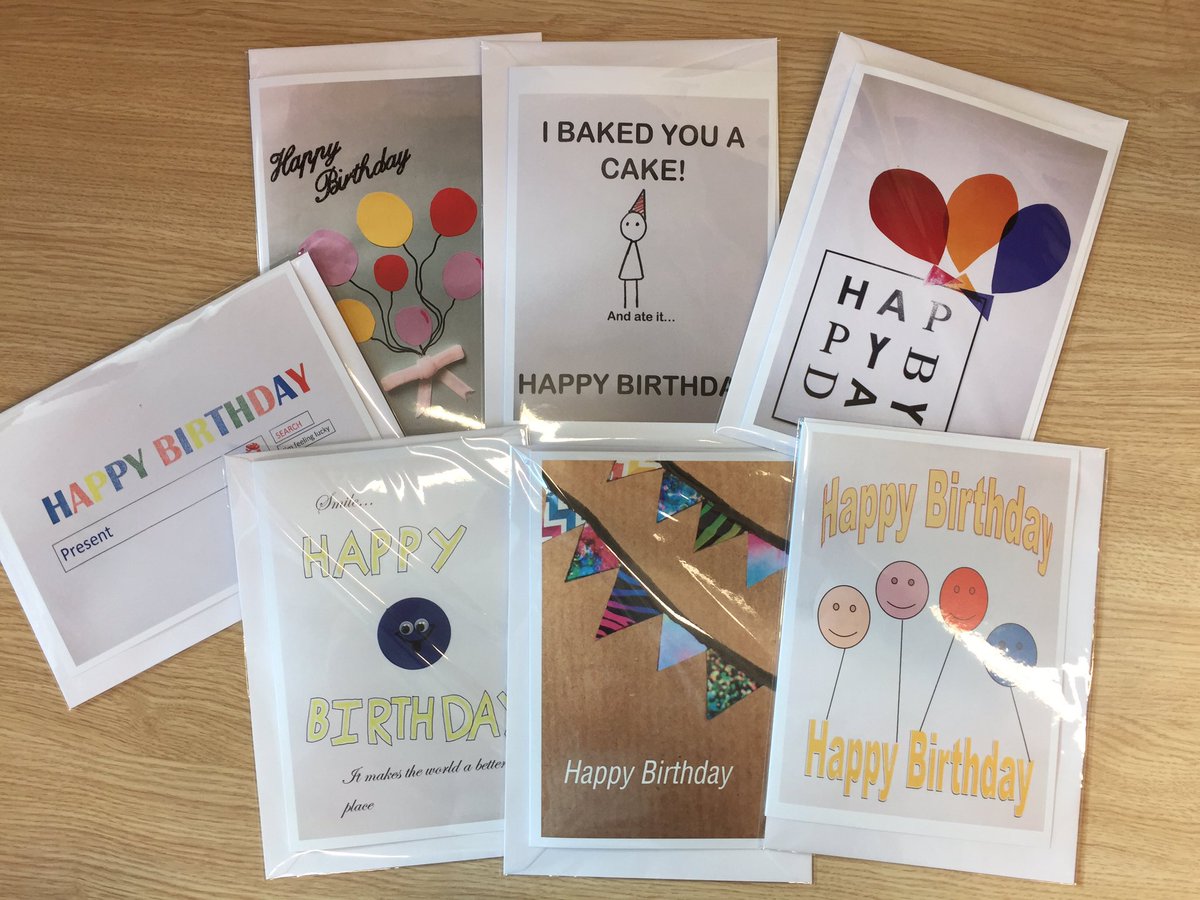 Birthday round the corner? Don't get caught out, get your cards early. We have some bespoke designs down at <a href="/TheForumNorwich/">The Forum Norwich</a>