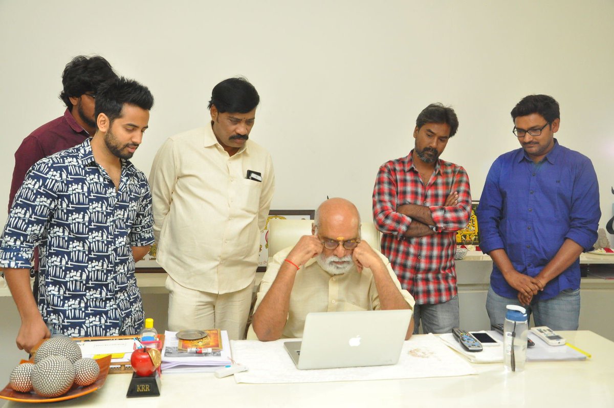 RKStudiosPltd's tweet photo. Thank you Darshakendra @Ragavendraraoba garu for launching our second song #Sandrame from #RaajaMeeruKeka movie!!! https://t.co/1rw9bZdY6G