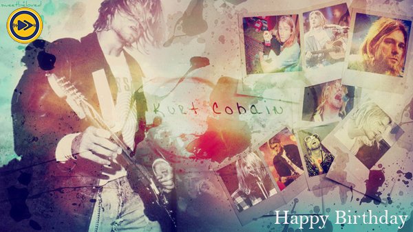 Happy Birthday to Kurt Cobain!   