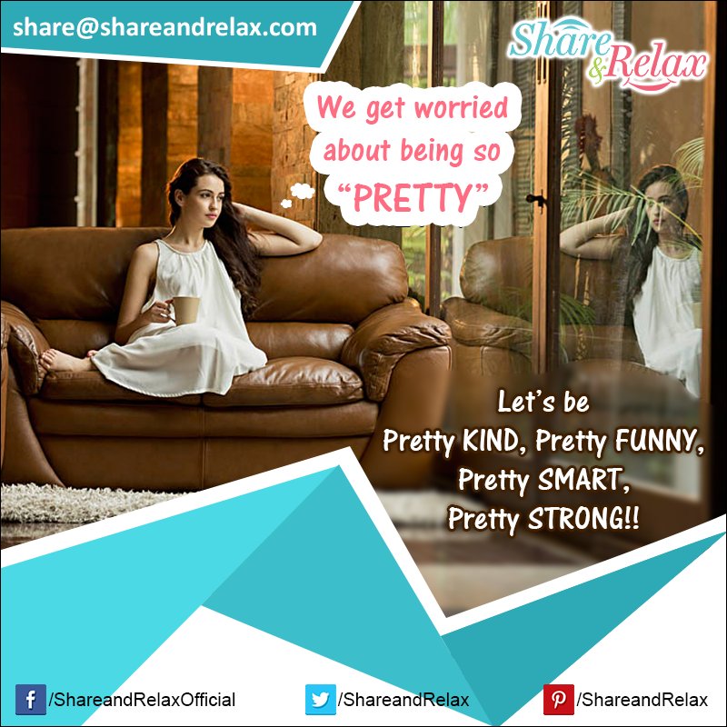 shareandrelax's tweet photo. Make yourself Pretty with these inner traits &amp; never fear about the outside beauty. Don't FEAR but, SHARE!
Share at- share@shareandrelax.com https://t.co/Fi94ulTseL