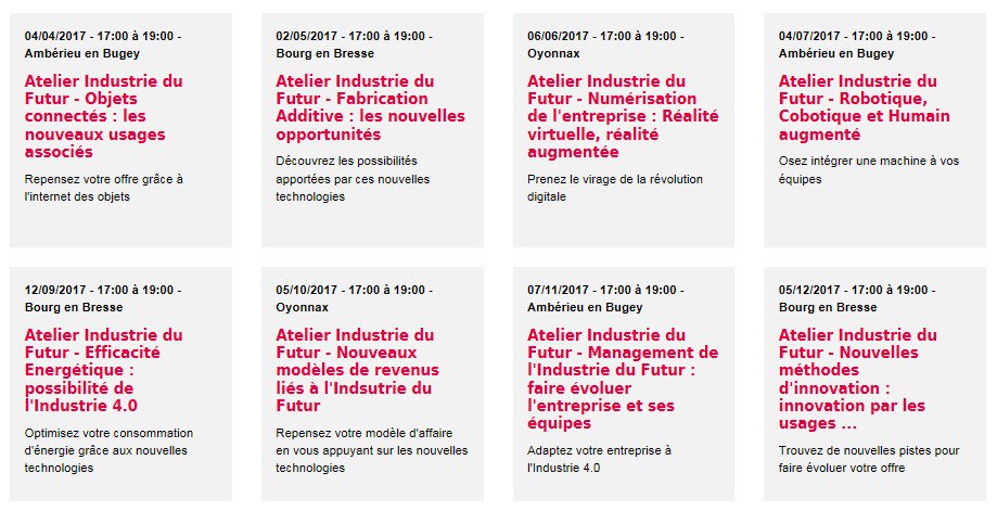 En route vers l'industrie du Futur avec la CCI de l'Ain : 8 ateliers concrets et pratiques
ain.cci.fr/type-evenement…
