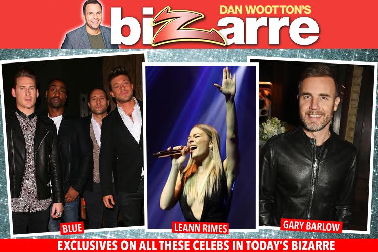 danwootton's tweet photo. Catch up on the best showbiz stories from today's Bizarre column in @TheSun, featuring Blue and Gary Barlow https://t.co/KPtDo3vcum https://t.co/8VSelo4DiU