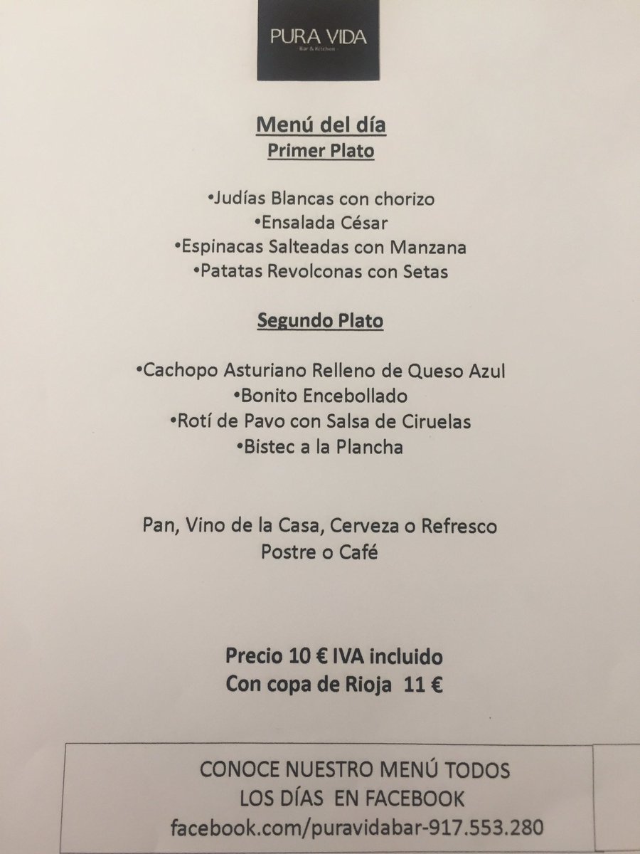 Empezamos la semana con fuerza, hoy en #puravida#menutrescantos