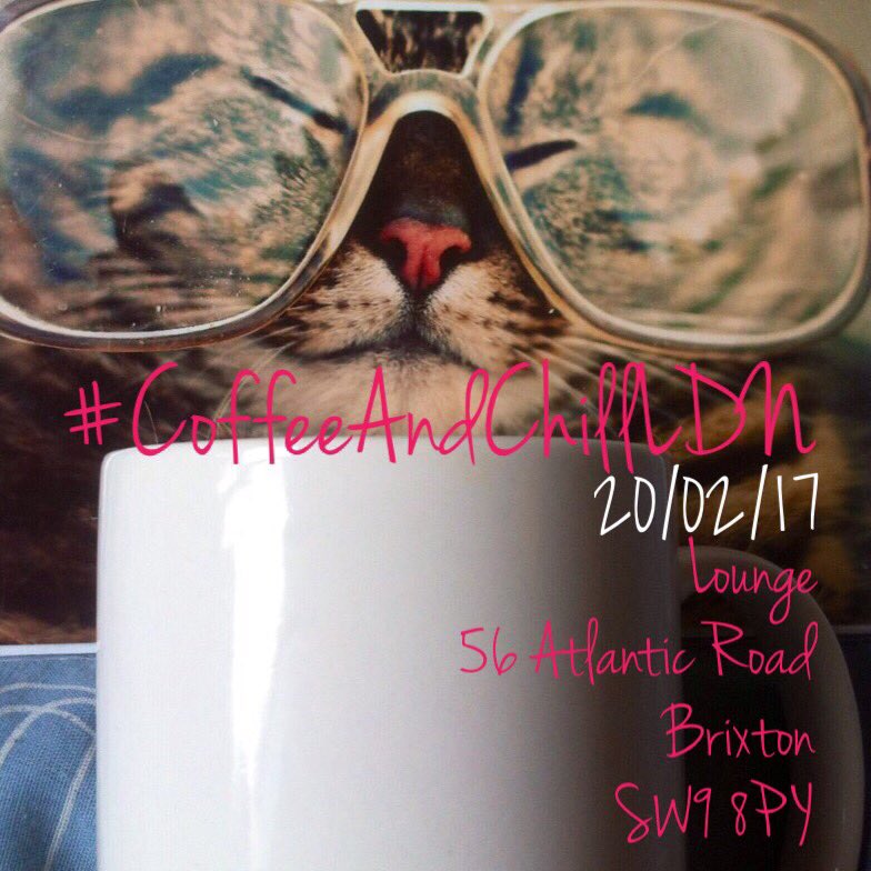 CoffeeNChillLDN's tweet image. We'll be chilling!

#CoffeeAndChillLDN is at 5pm today!

😊☕️