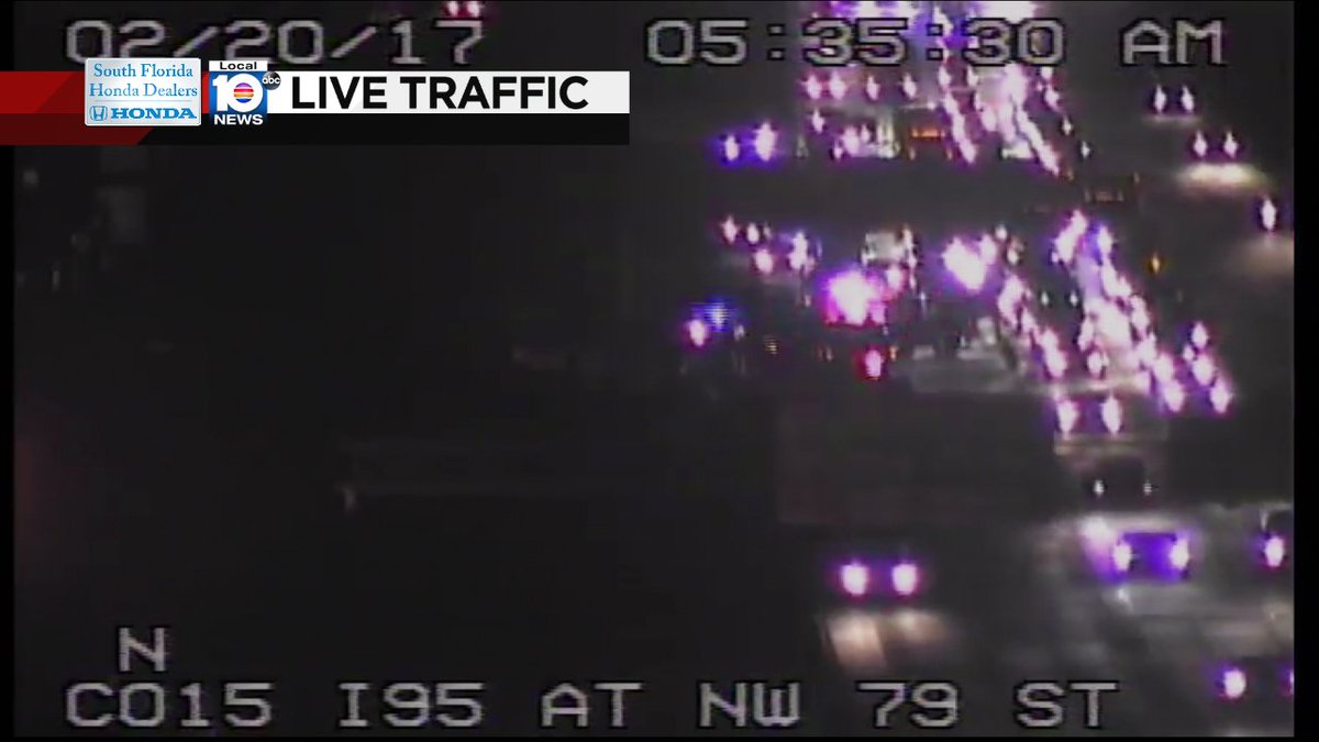 Crash on I-95 SB at Nw 79th St #traffic https://t.co/n2T0hPBPQX