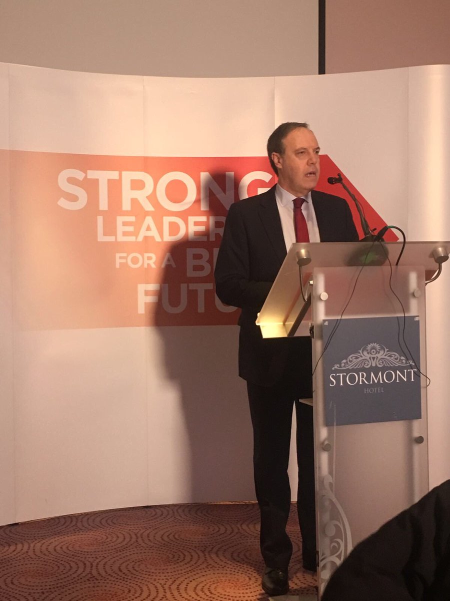 carlalockhart's tweet photo. Listening to @NigelDoddsDUP delivering @duponline vision for more delivery for all in Northern Ireland. #AE17 #AF4FM https://t.co/AzWy093s4N