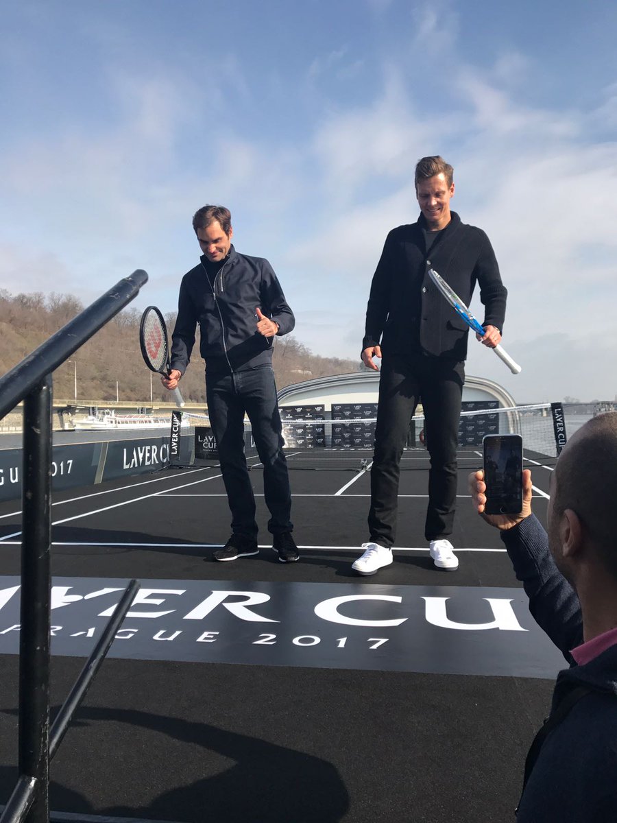 Roger in Prague to promote the Laver Cup 2017 C5Gm0hoUcAA_4lf