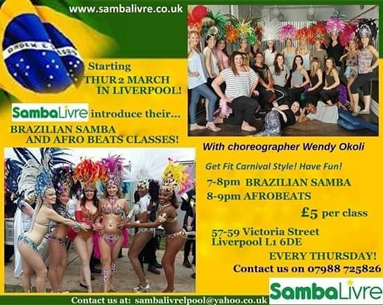 sambalivrelpool's tweet photo. https://t.co/yiBDSAghYG #SambaLivre #Brazilian #samba #danceclass #sambaclasses #Liverpool #dance #carnival #Brazil #fitnessclass #afrobeats https://t.co/QJOl3gB6v6