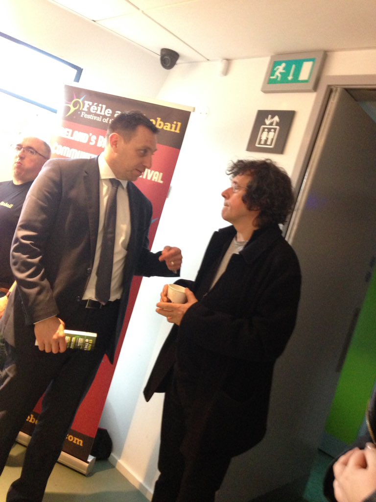 FeileBelfast's tweet image. Award-winning actor in the house! #fae17 #respect17 #programmelaunch