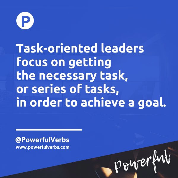 Task Targeted Quote PowerfulVerbs on Twitter:
