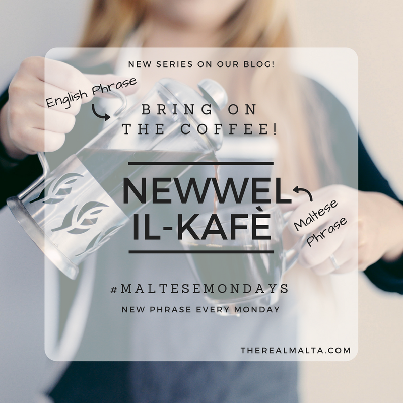 MaltaExpat's tweet photo. Weekend has passed and it's time to go to work again.. so Newwel il-kafè! (Literally - pass on the coffee) #maltesemondays #learnmaltese https://t.co/46VpJJYlqL