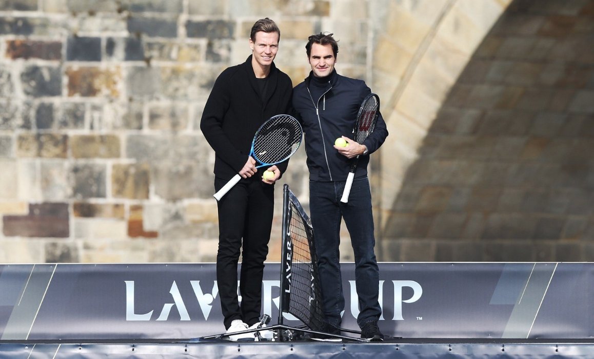 Roger in Prague to promote the Laver Cup 2017 C5GvwQmWQAEoymu