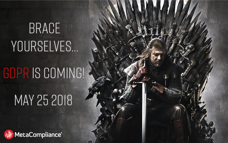 MetaCompliance's tweet photo. GDPR is coming! Are you prepared? Request a demo of our latest elearning to make sure your staff are aware! https://t.co/JuBVwu4BxZ … #GDPR https://t.co/sNodEb06Cm