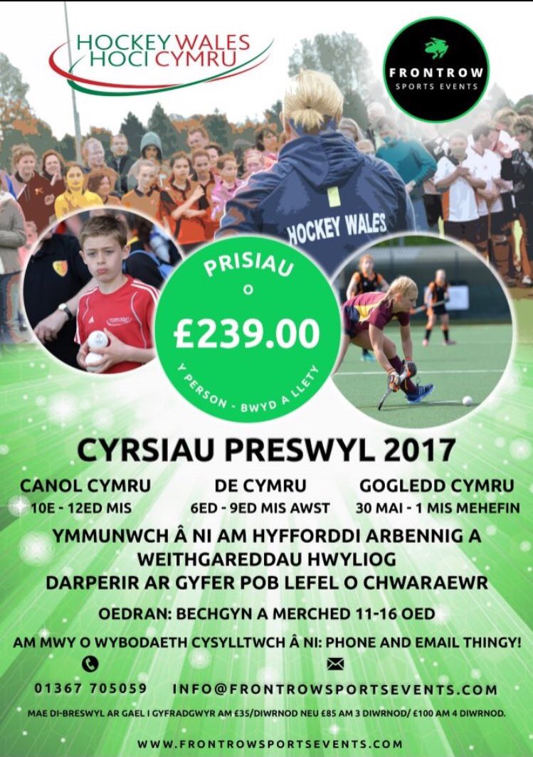 ***All Clubs!! 
See this Hockey Residential Camp opportunity for your members aged 11-16 | For more info contact <a href="/FrontRowSE/">FrontRowSportsEvents</a> 🏑