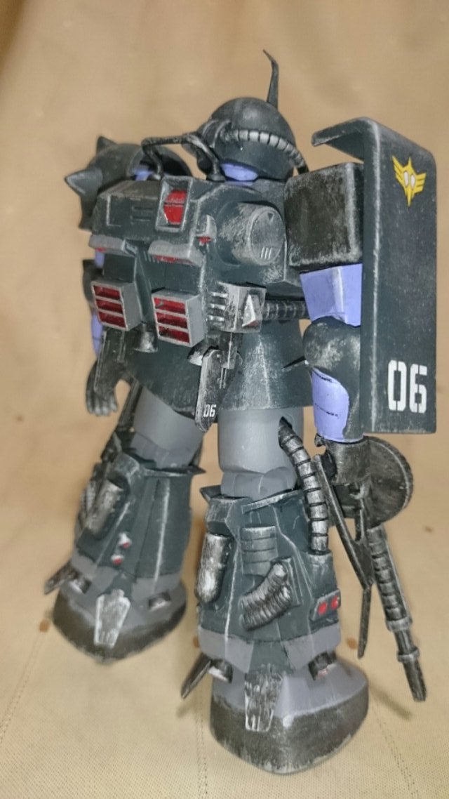 1/144 高機動型ザク(MSV旧キット)完成。ガンプラブームを懐かしく思い
