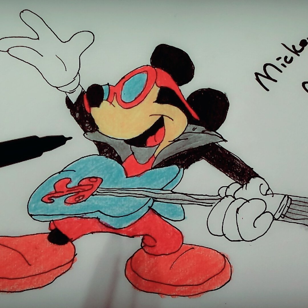 Cute Mickey Mouse Drawing - Step By Step tutorial - Cool Drawing Idea