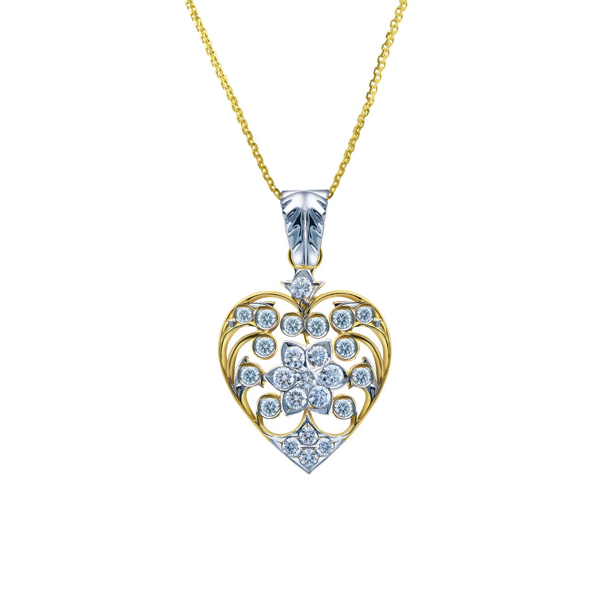 MaratheJeweller's tweet photo. This spectacular #MJspecial #LovePendant is intricately set with gleaming diamonds.

The perfect present to last her a lifetime..

#Diamond https://t.co/q5FYttIMRr