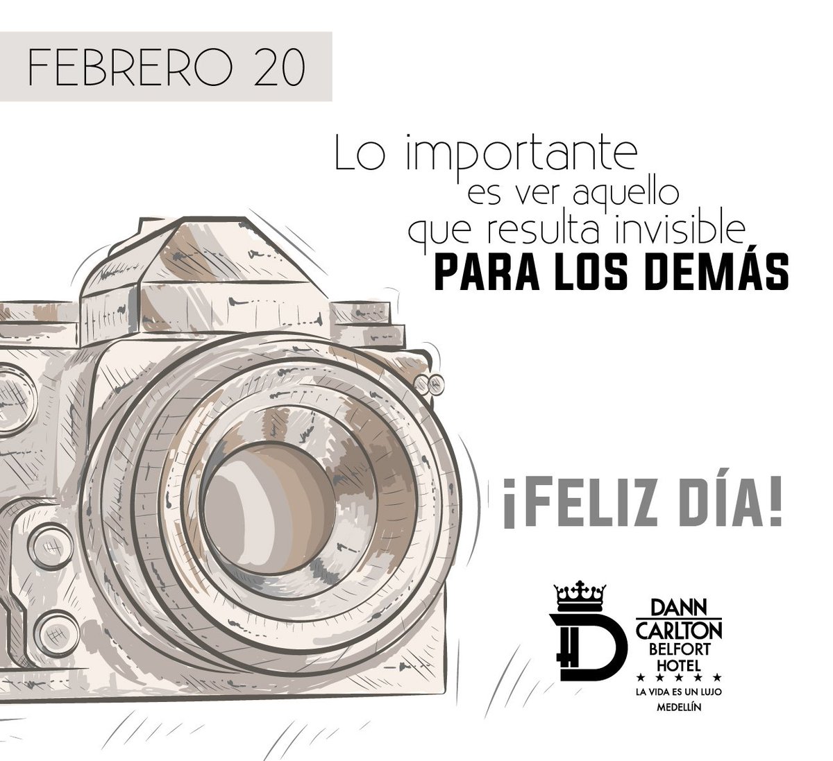 ¡Felicitaciones a todos los fotógrafos en su día! #DíadelFotógrafo