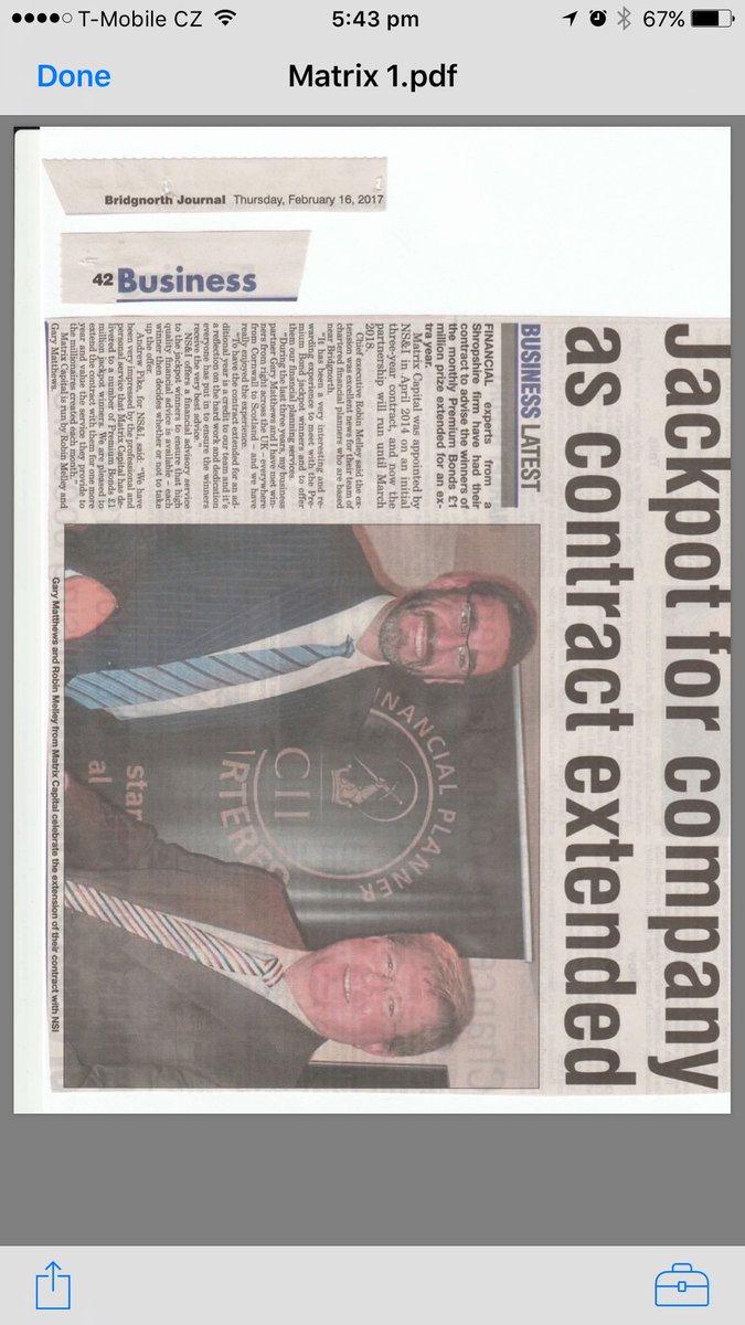 Thank you <a href="/BridgnorthJourn/">Bridgnorth Journal</a> for the very nice article #bridgnorth is the place to be #business