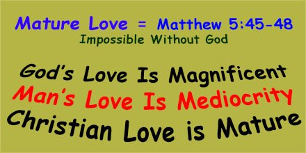 memorialbalto's tweet photo. Sunday's Sermon: God's Mature Love is Impossible without God! https://t.co/K1tpWzbSfT