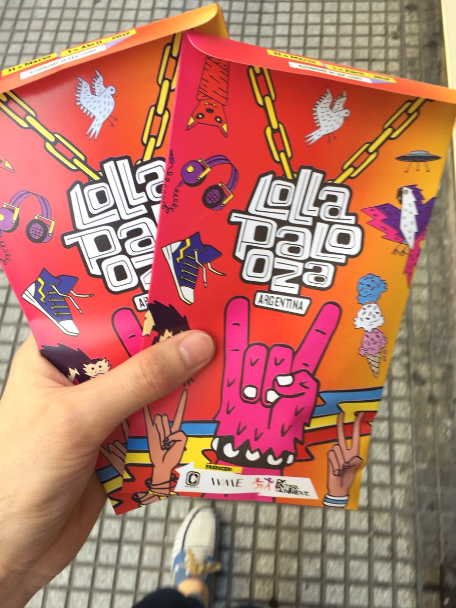 Fedezavari's tweet photo. Cuando se van acercando las cosas buenas #Lollapalooza2017 💃 https://t.co/9cVVcC4ubr