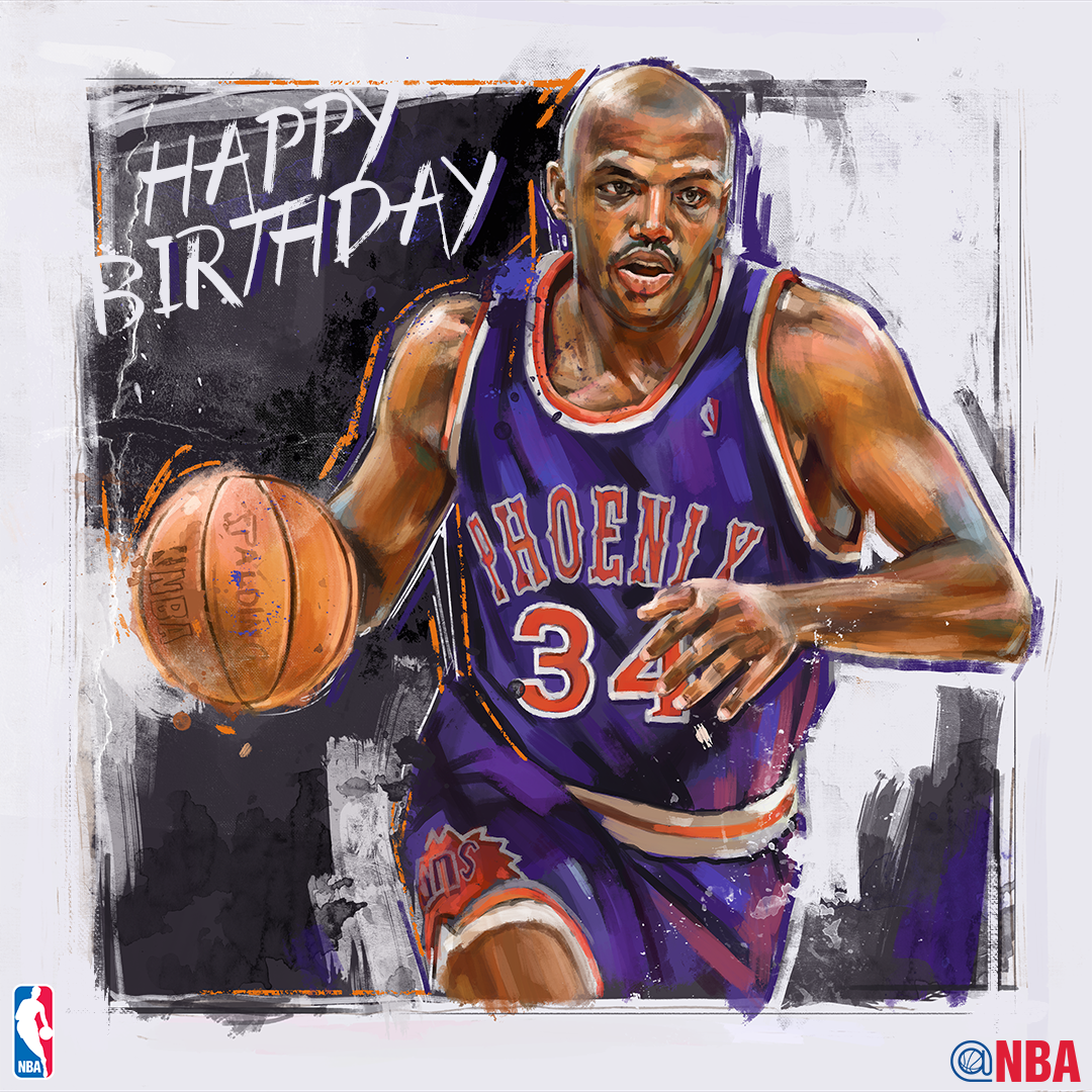 Join us in wishing Hall of Famer Charles Barkley a HAPPY 54th BIRTHDAY! 