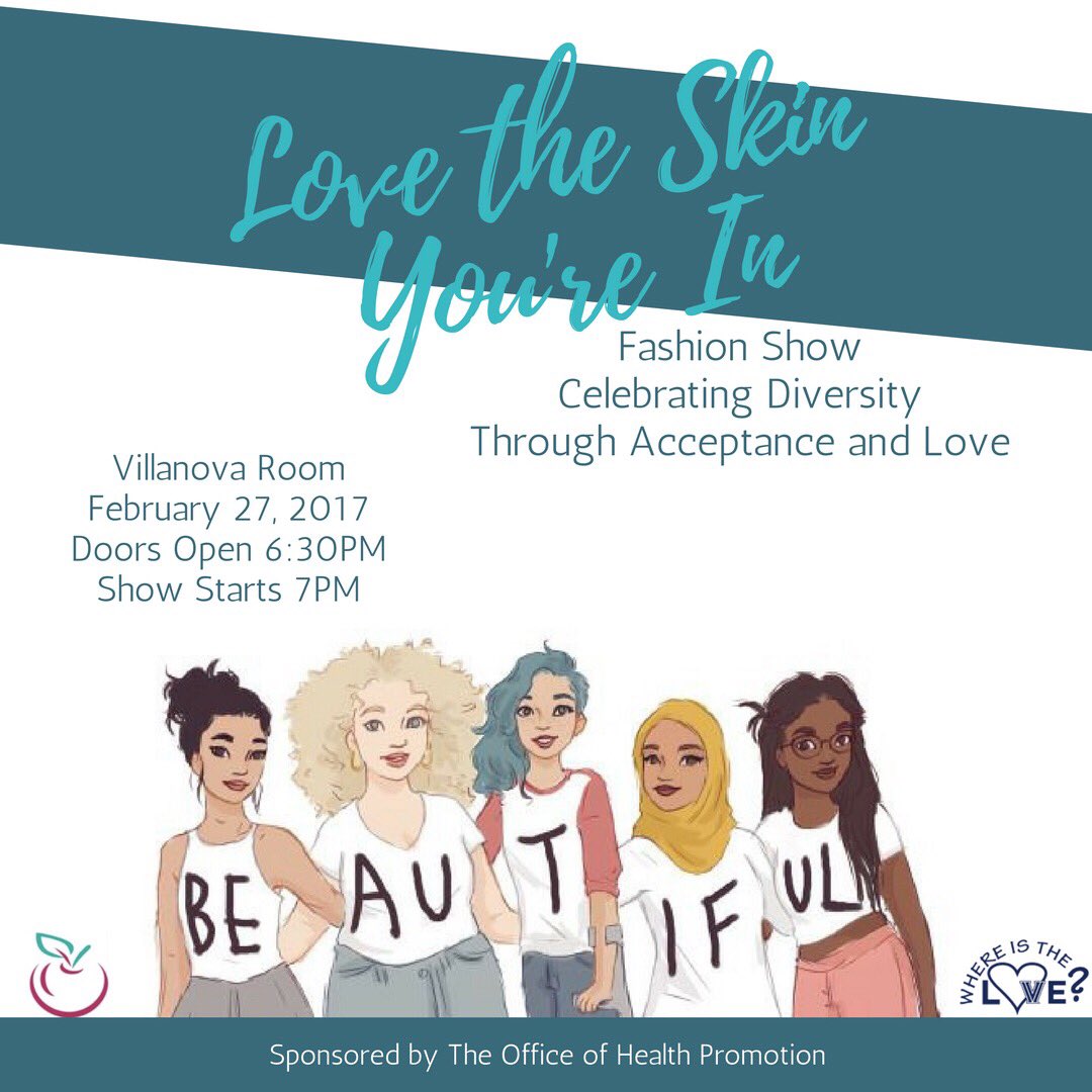 VillanovaHealth's tweet photo. Save the date for our Love the Skin You're in Fashion Show in one week! https://t.co/bJZgthTlzW