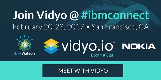 vidyo_io's tweet image. Good Morning, @IBMConnect! Come check out our telehealth integration with IBM Watson Workspace today at Booth 828. #IBMconnect #WatsonWork